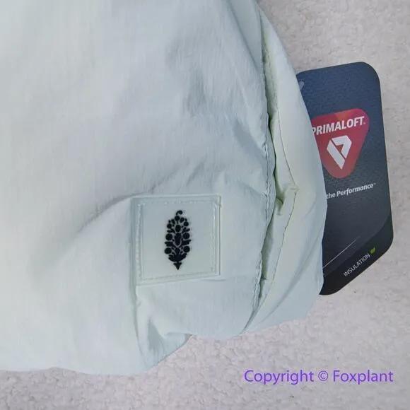 New! Free People Movement‎ Sight Seein’ puffer vest in mint green, size S - Image 5