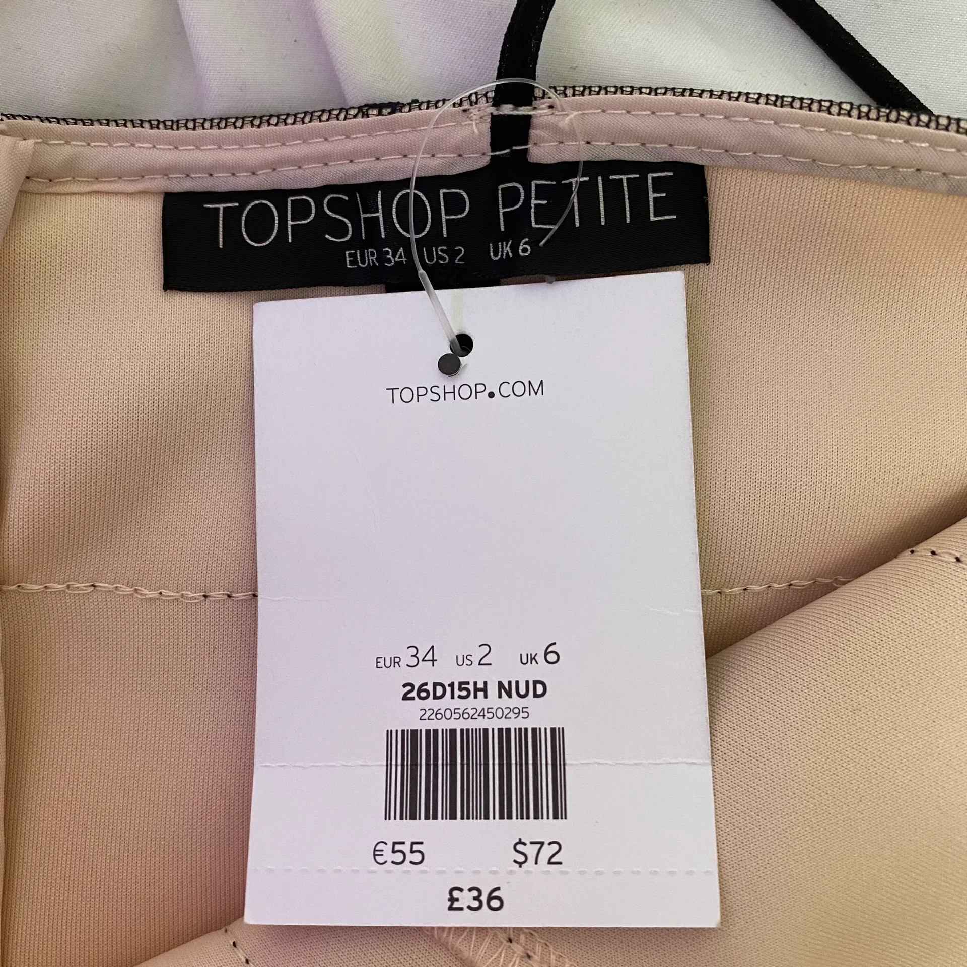 Nude Black Lace Dress - Image 3