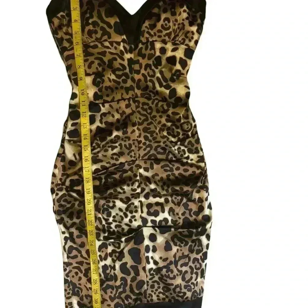 Cache  Animal Print Leopard Formal Dresses for Women’s Size 4. D11 - Image 15