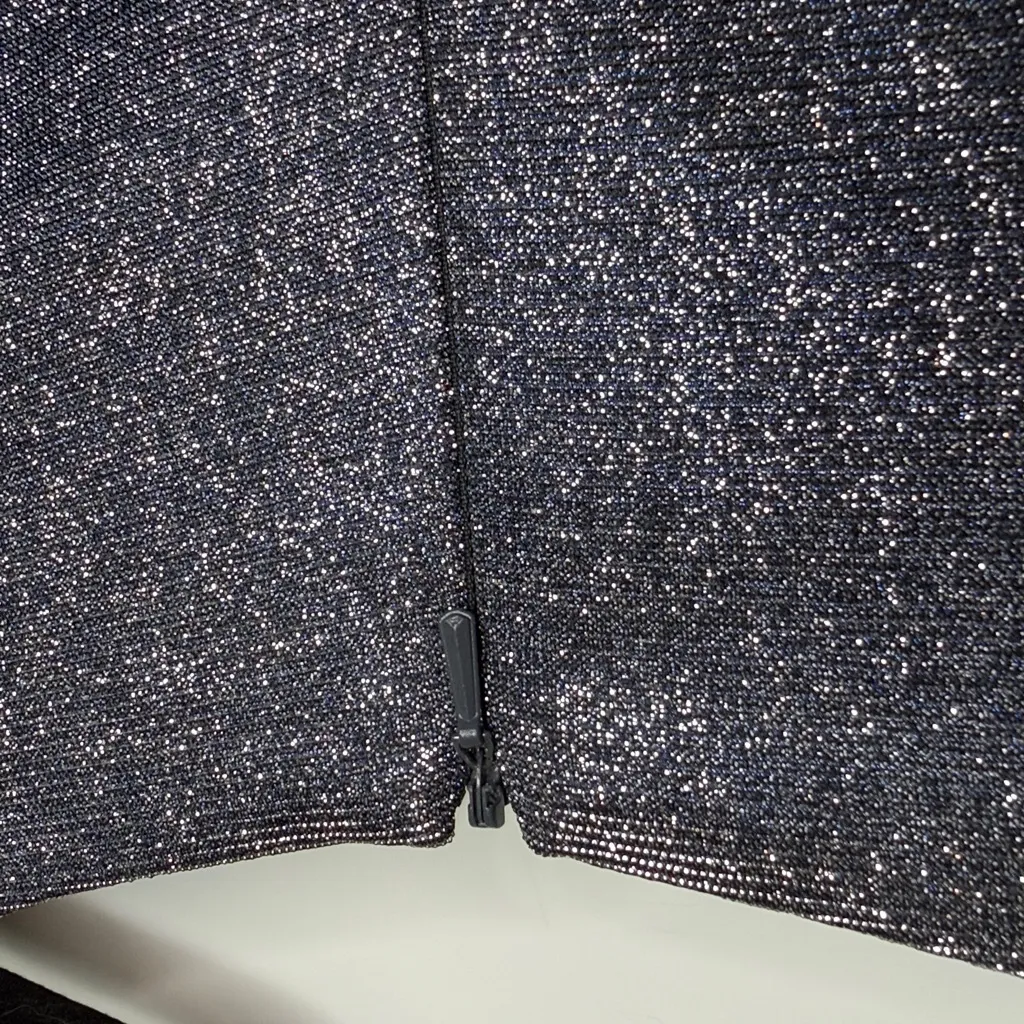 NWOT Ieena for Mac Duggal 2025 Sample - Iridescent Glitter Plunging Neckline - Image 3