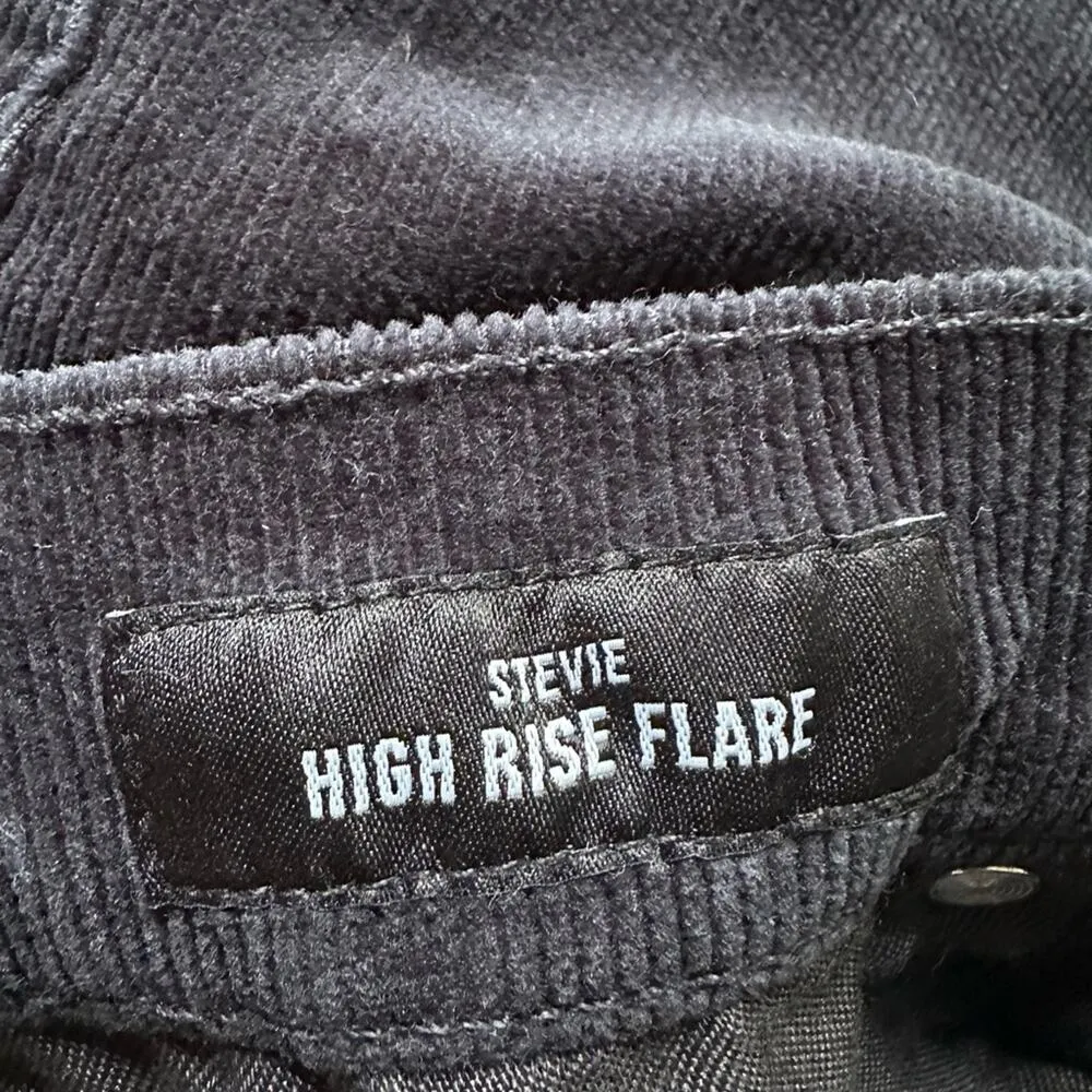 Lucky Brand Stevie High Rise Flare Corduroy Navy Blue Jeans Size 10 / 30 Pants - Image 6