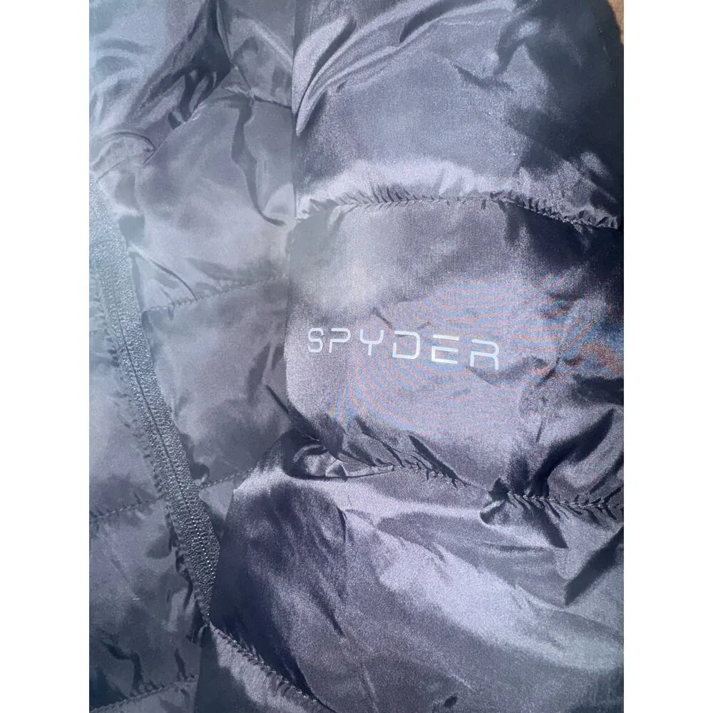 NWT Spyder Women's Clara Short Puffer Jacket, Black size medium - Image 12