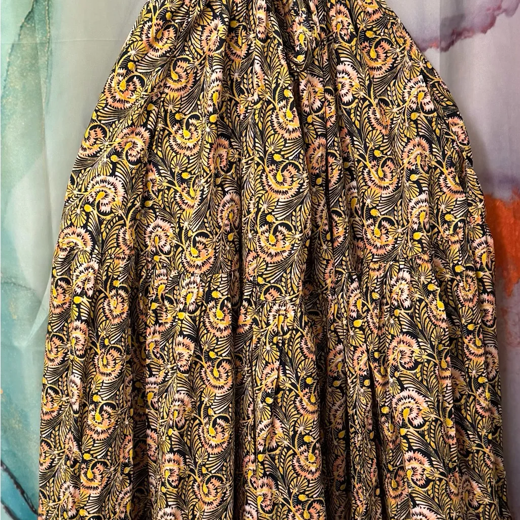 NWOT J.Crew Oahu V-neck tiered Pocket dress in dandelion swirl xxs‎ - Image 9