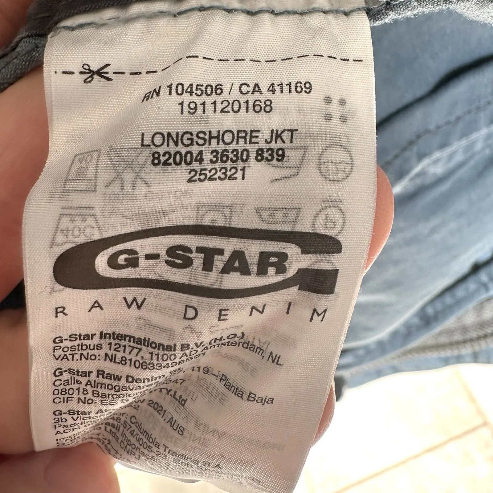 G-star Raw Shoreline Jacket Women’s Lg Utility Cinch Waist Blue - Image 8