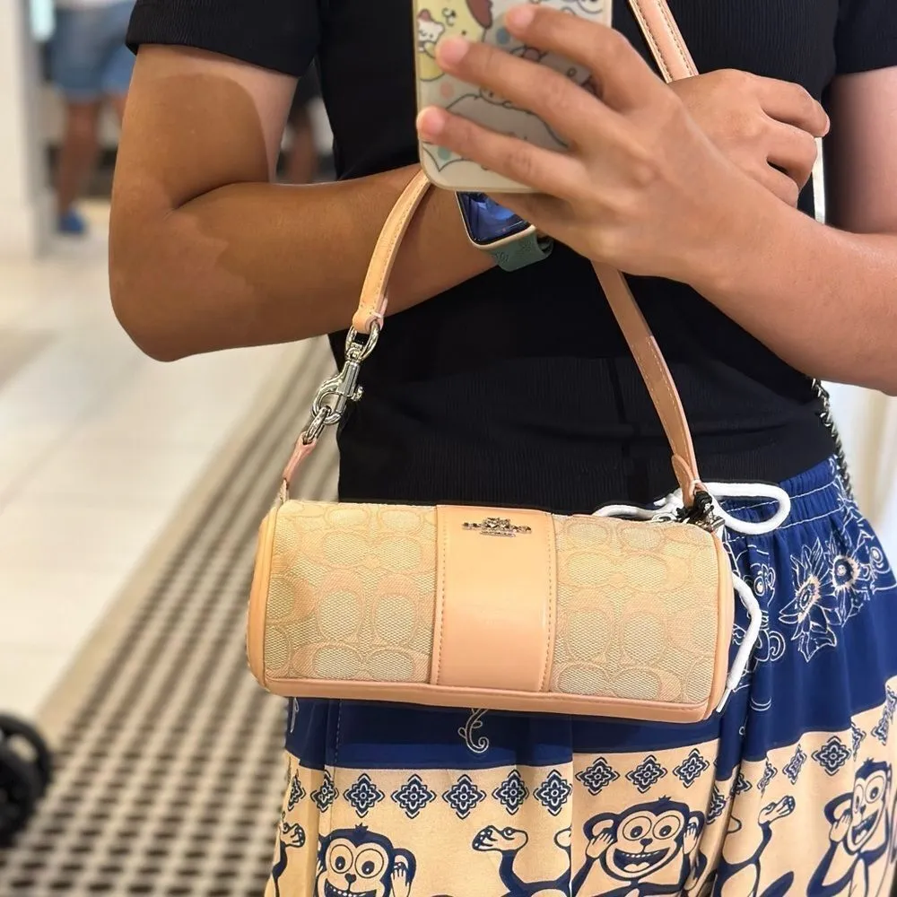 NWT Coach‎ Nolita Barrel Bag In Signature Jacquard - Image 9