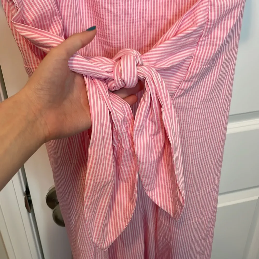Vineyard Vines Jumpsuit Seersucker tie front jumpsuit - Image 7