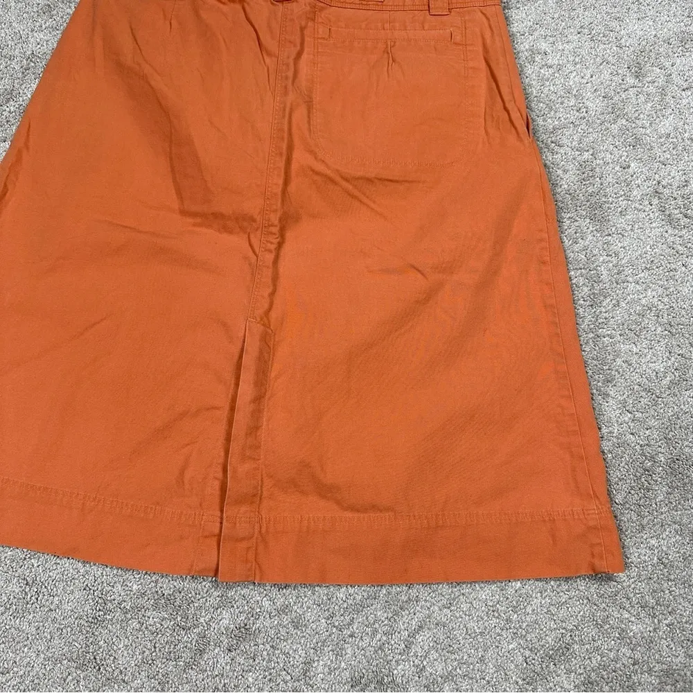 Patagonia Women’s 100% Organic Cotton Stand Up Skirt Outdoor in Orange Size 8 - Image 9