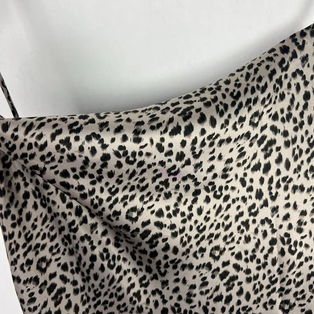 NWT  Leopard Betta Vanore Mini Dress US Size 2 NEW T1669 - Image 5