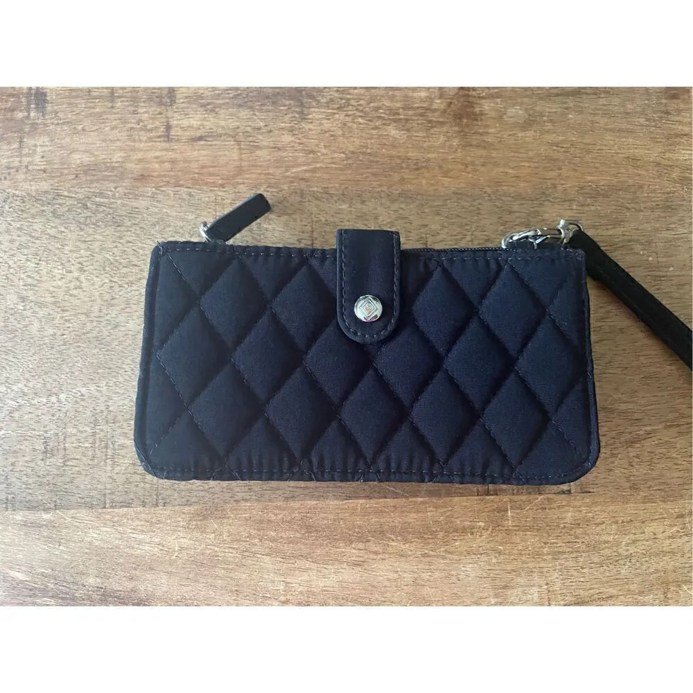 VERA BRADLEY black three-fold wallet - Image 3