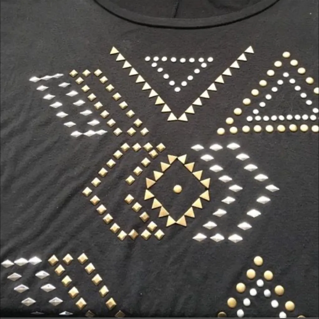 FOREVER 21  Black Embellished Top - Image 5