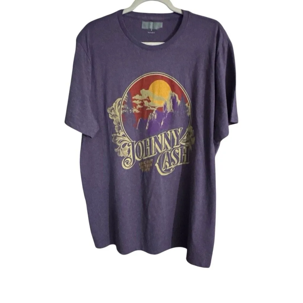 Purple Graphic “Johnny Cash” T - Image 7