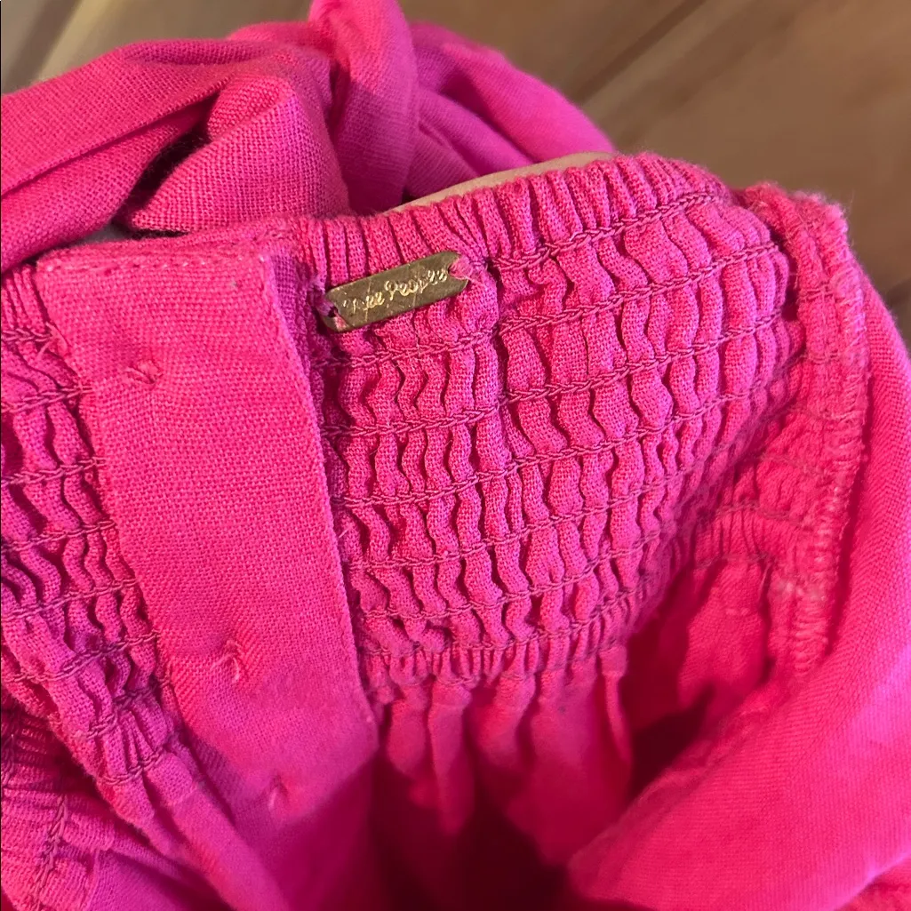 Free people bom bom island mini hot pink dress - Image 7