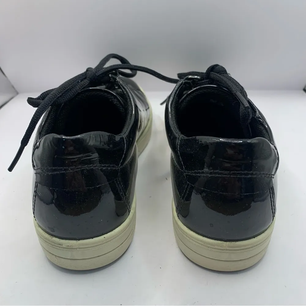 Ecco Footwear Womens Fara Tie Oxford, Black, Patent leather EU 37 US6-6.5 M - Image 4