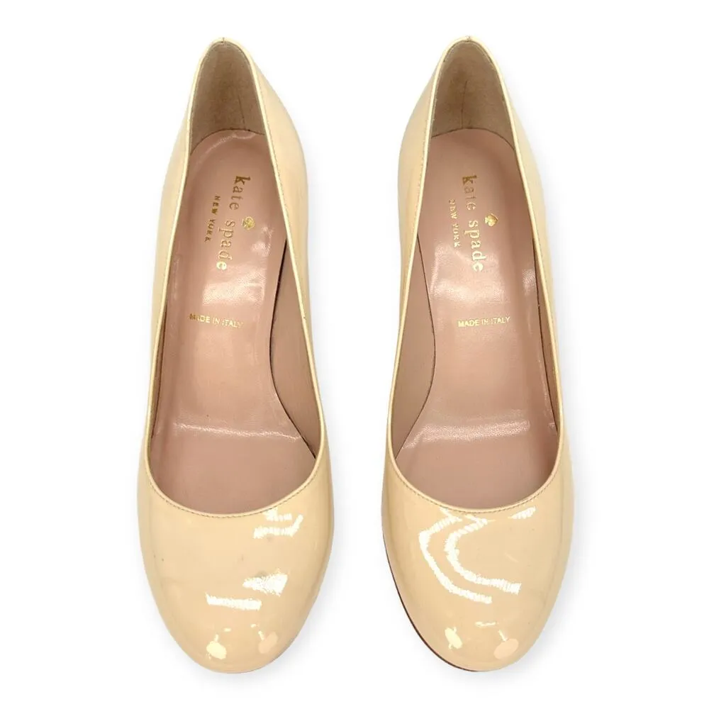Kate Spade NY | Size 6 | Annalise Blush Patent Leather Round-Toe 2.75" Heel Pump - Image 3
