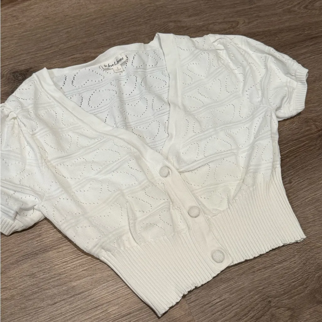 For Love and Lemons Neve Crop Cardigan - Image 2