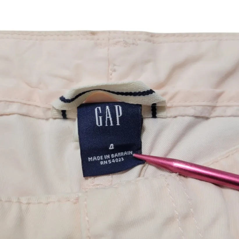 Gap Pants Size 4 W30"L23.5" Gap Capri Pants Capris Cargo Pants Casual Pants Pink - Image 8