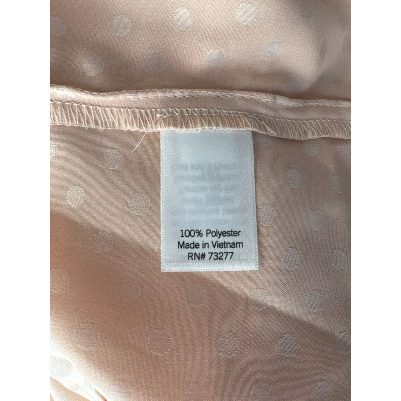 LC Lauren Conrad Blouse Size M  Blush Tie Front Pale Ballerina Peasant Top NWT - Image 8