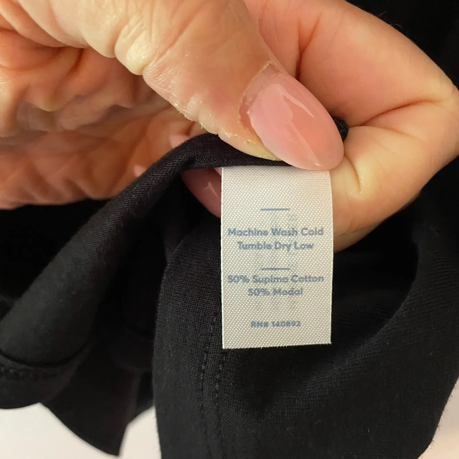 Marine Layer Black Crewneck Tee T-Shirt Minimalist Casual Women's size Small - Image 8