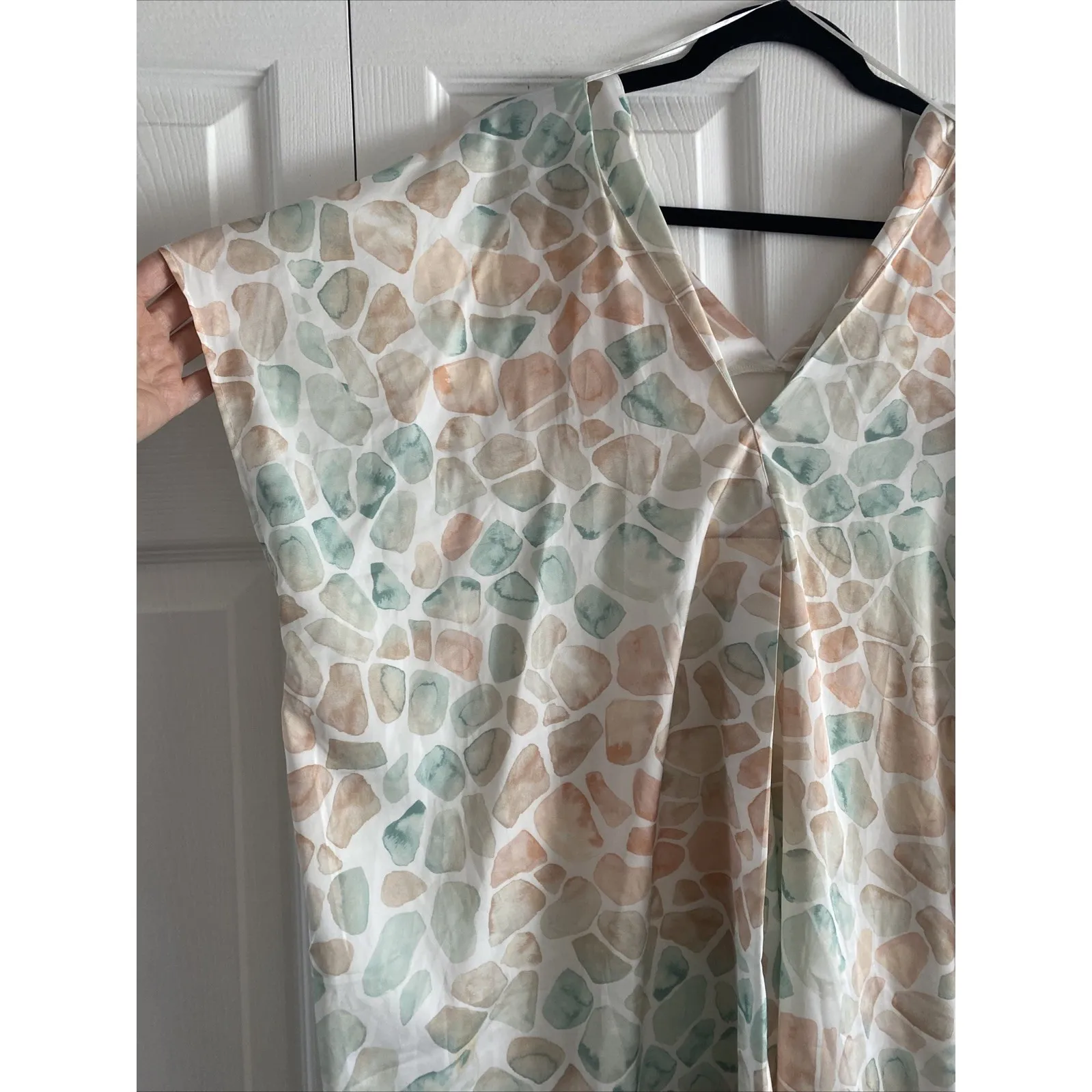 Addition Elle Montreal 1980 Womens 2X Blouse V Neck Lightweight Comfort Travel Size XXL - Image 2