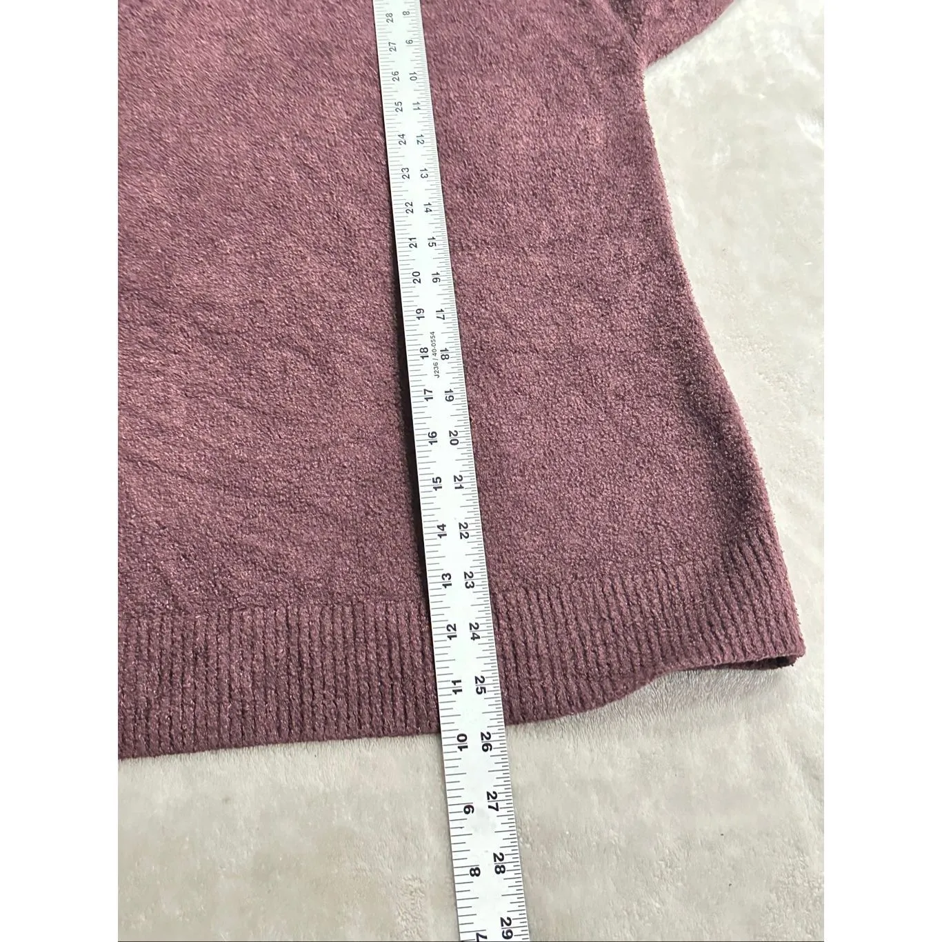 Barefoot Dreams CozyChic Ultra Lite Knit V-Neck Pullover Sweater Women's Size 1X - Image 7