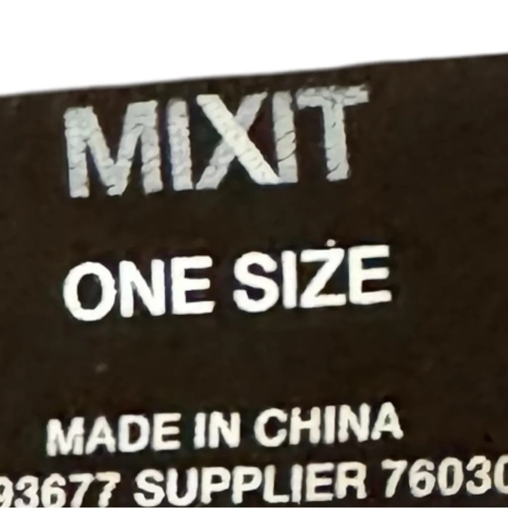 MUXIT ONE SIZE Cold Weather Winter Elegant Black Infinity Scarf - Image 3