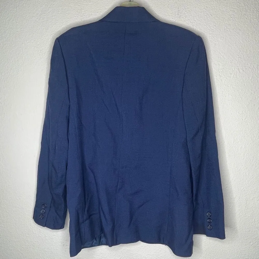 Vintage‎ Ashley Brooke Skirt Set Blue Size 8 - Image 7