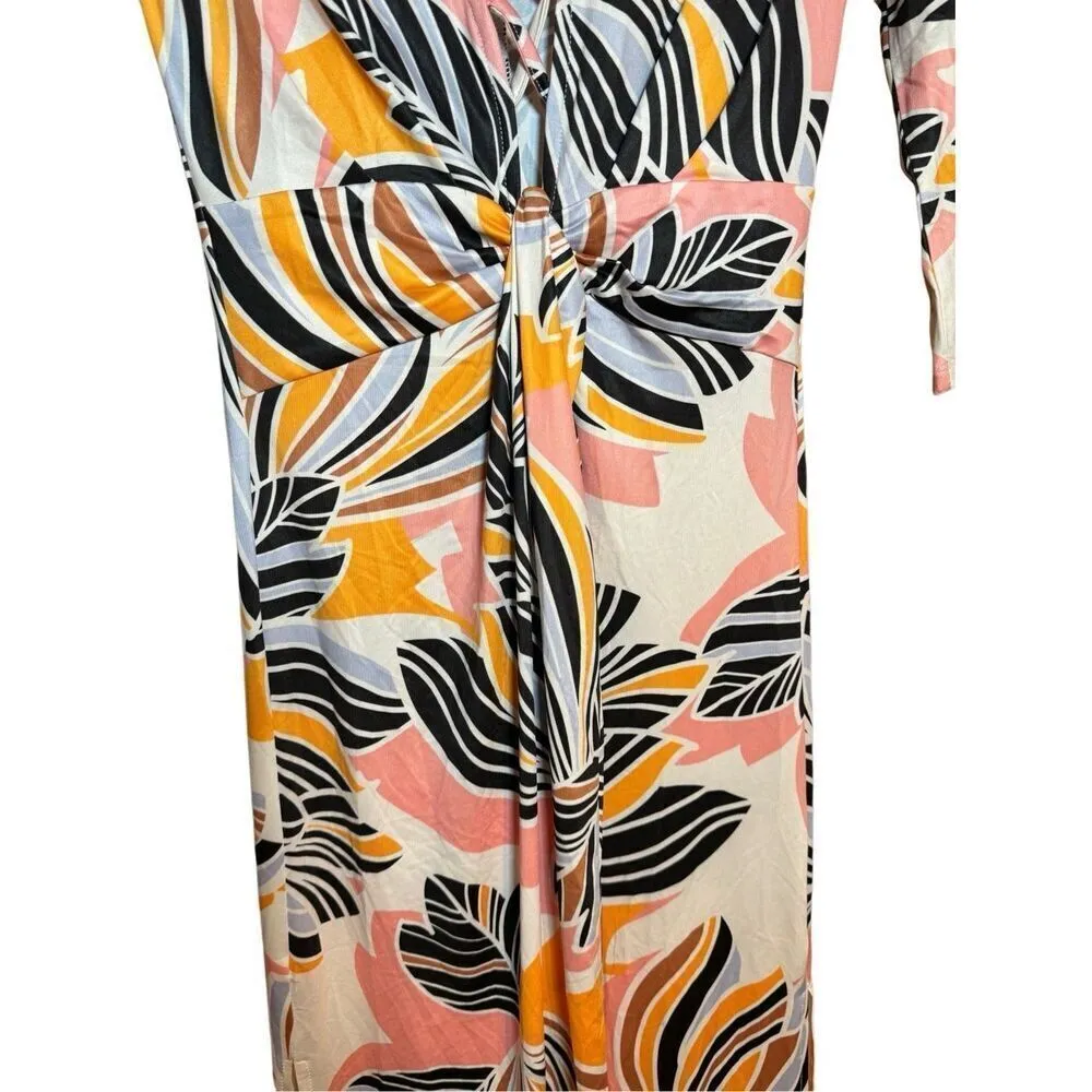 NEW Yumi Kim One & Only pattern Maxi Dress Sz XS in Pink Retro Bloom - Image 9