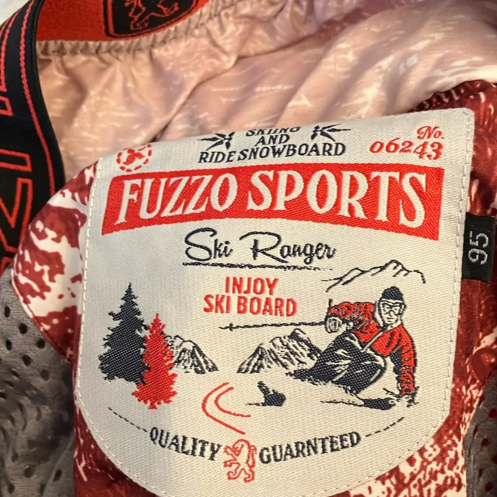 Fuzzy:Maroon Technical Ski/Board Wear - Image 4