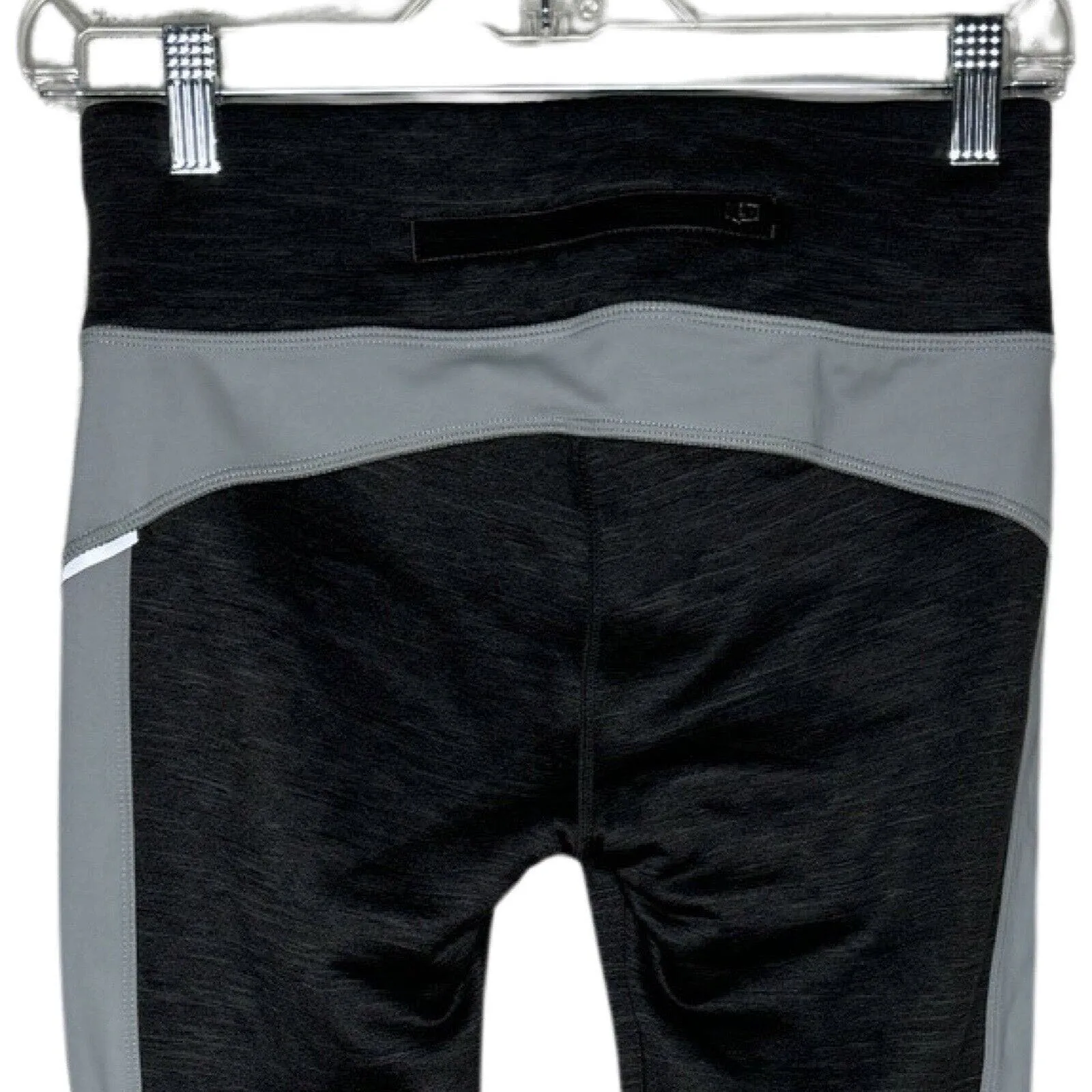 Athleta Pants Womens Small Black Gray Leggings Power Lift Thermal Gym Athleisure - Image 4