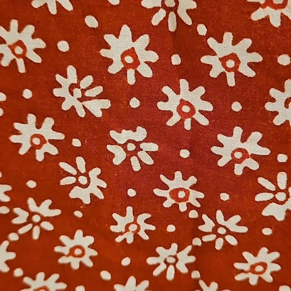 đź’•NATALIE MARTINđź’• Long Sleeve Tassel Top ~ Rust Floral Print Large - Image 9