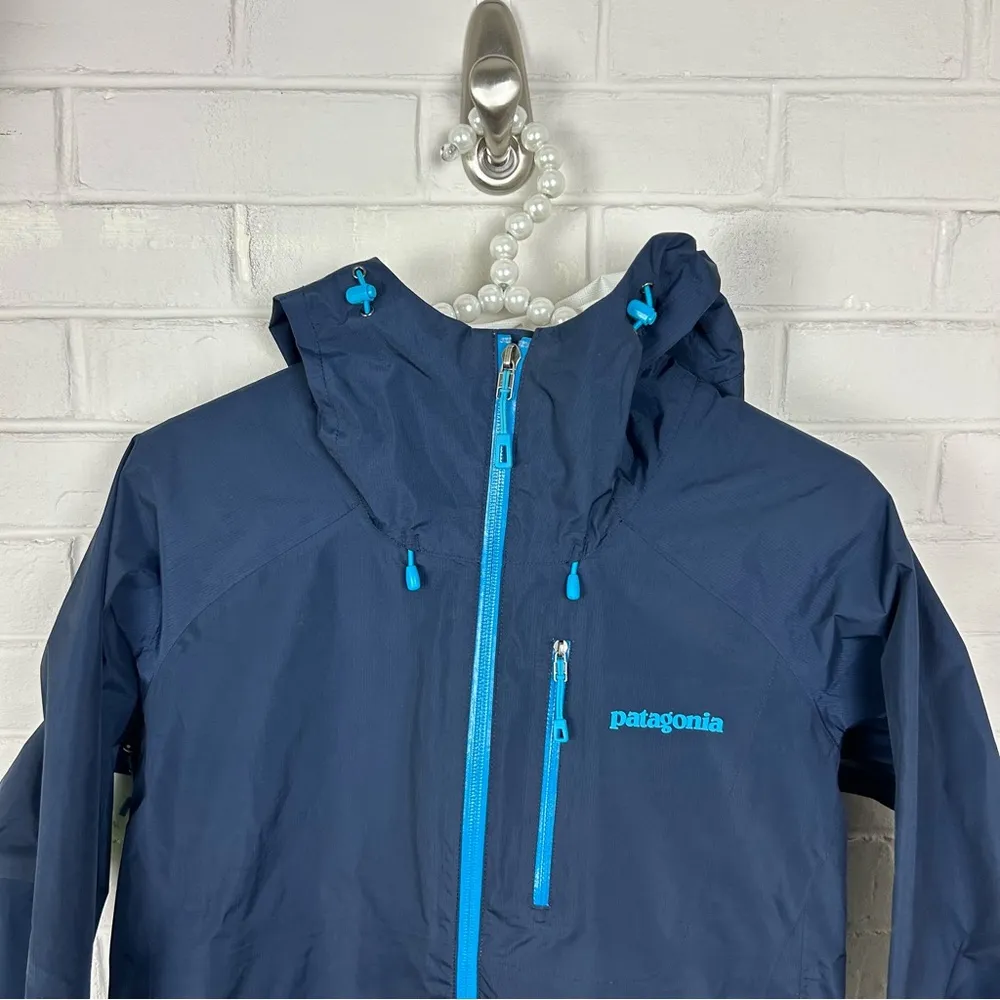 Patagonia Women’s Blue Torentshell Stretch Rain Jacket Size S - Image 3
