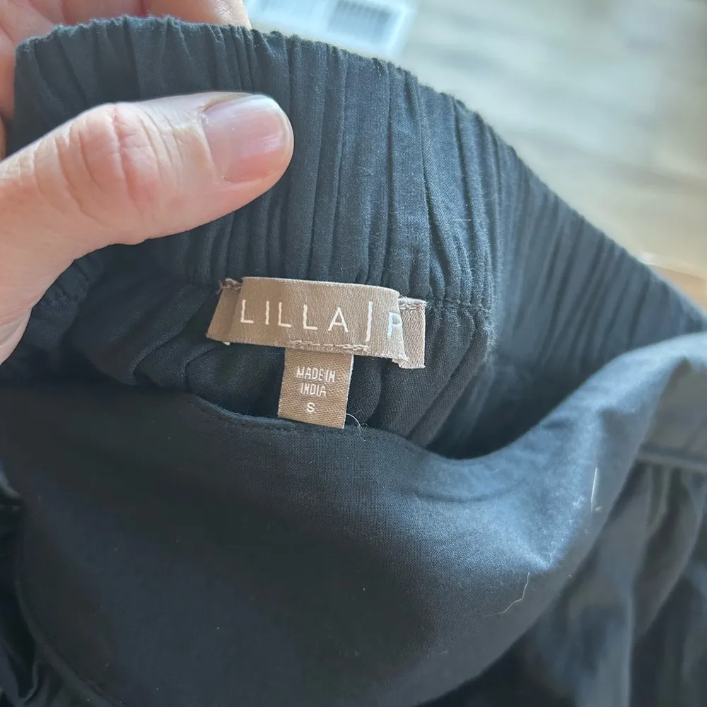 Lilla P Yoke Cotton Skirt Black - Image 7