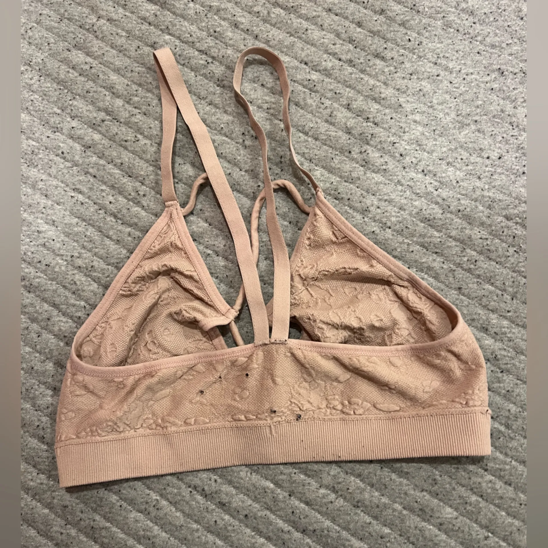 Lace Bralette in Tan SM - Image 2