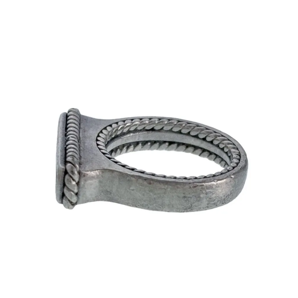 🩵Sterling Silver Turquoise Ring🩵 Blue Size 6 - Image 4