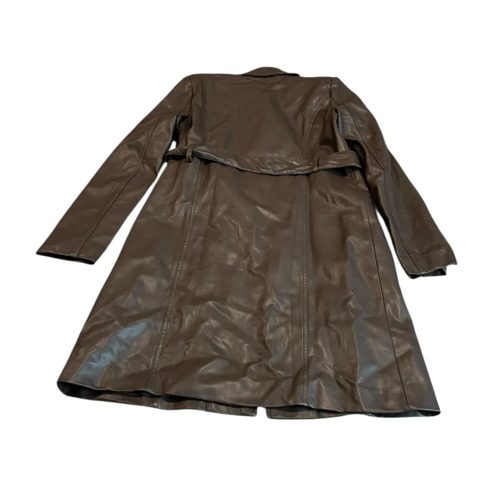 RUMORED vegan leather matrix trench nwt Brown - Image 5