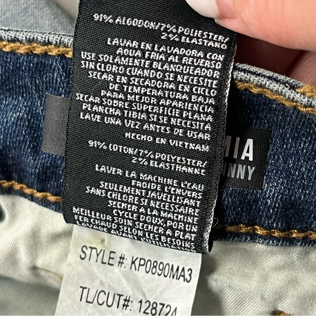 Kut From the Kloth Mia Fab Ab Toothpick Skinny Jean Women Size 10 Blue Denim NEW - Image 7