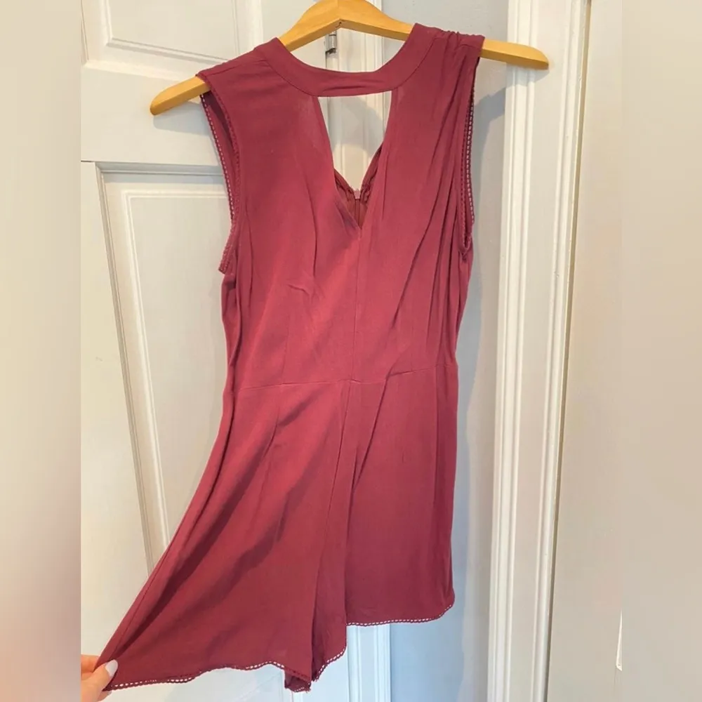 Burgundy Romper - Image 3