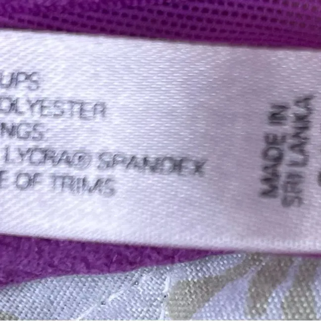 Victoria’s Secret Purple Lace Bra 34C Push-Up No Padding - Image 3