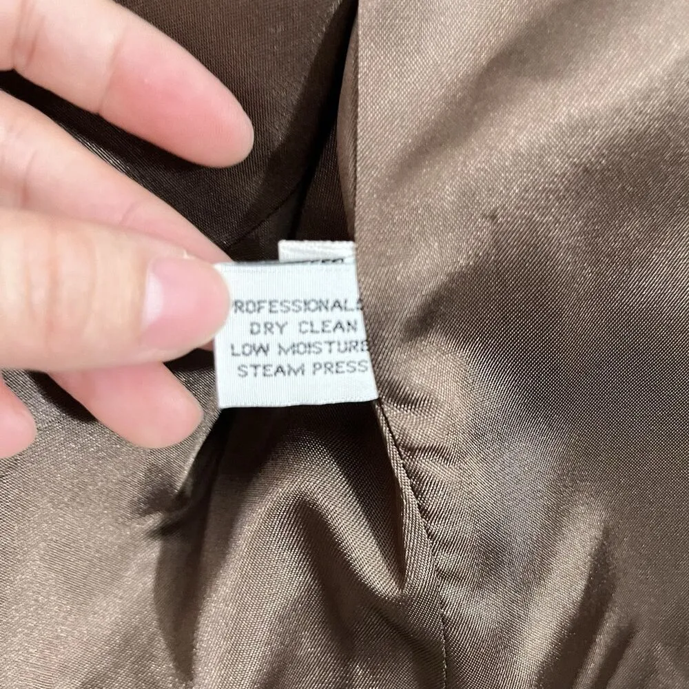 VTG Jones new york plaid blazer 100% Wool Sz 10 Made In USA Preppy College Boho - Image 5