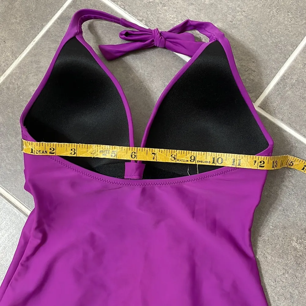 Shore Shapes purple Tankini Top size 8 - Image 6