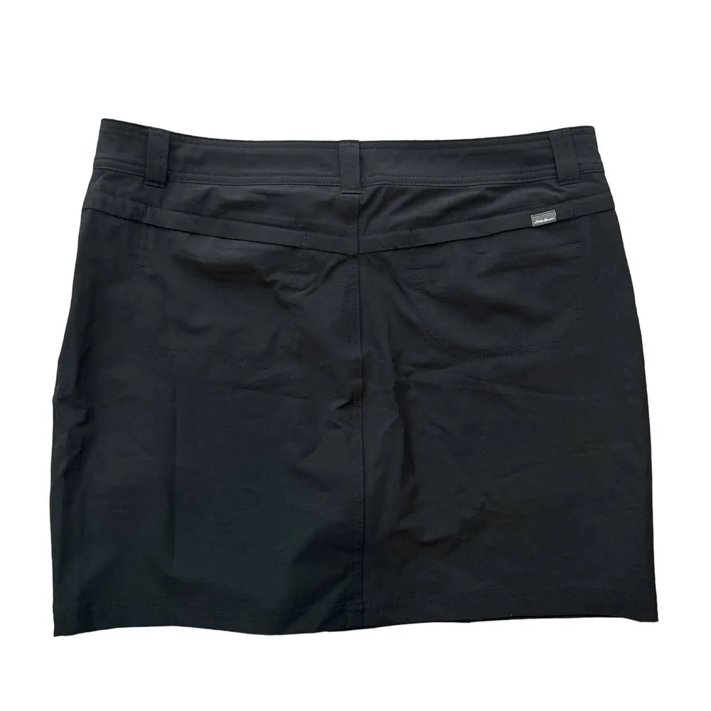Eddie Bauer  Adventurer 2.0 Skort Size 12 Black Outdoor Tennis Golf Pickleball - Image 3