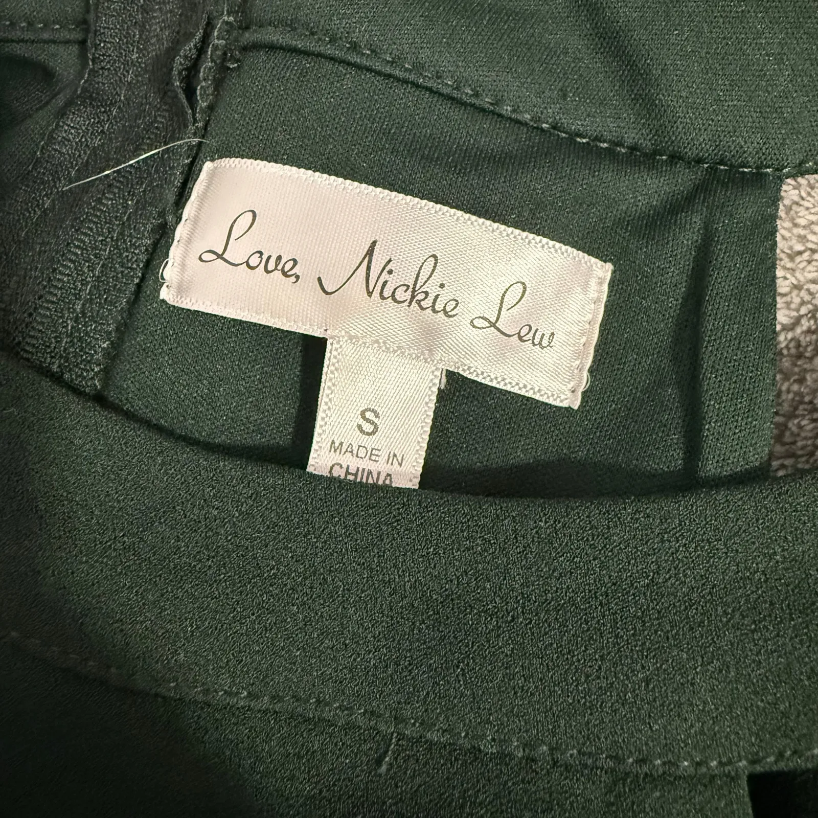 Love, Nickie Lew Womens Halter Kneck Mini Skater Dress, Green, S Green - Image 4