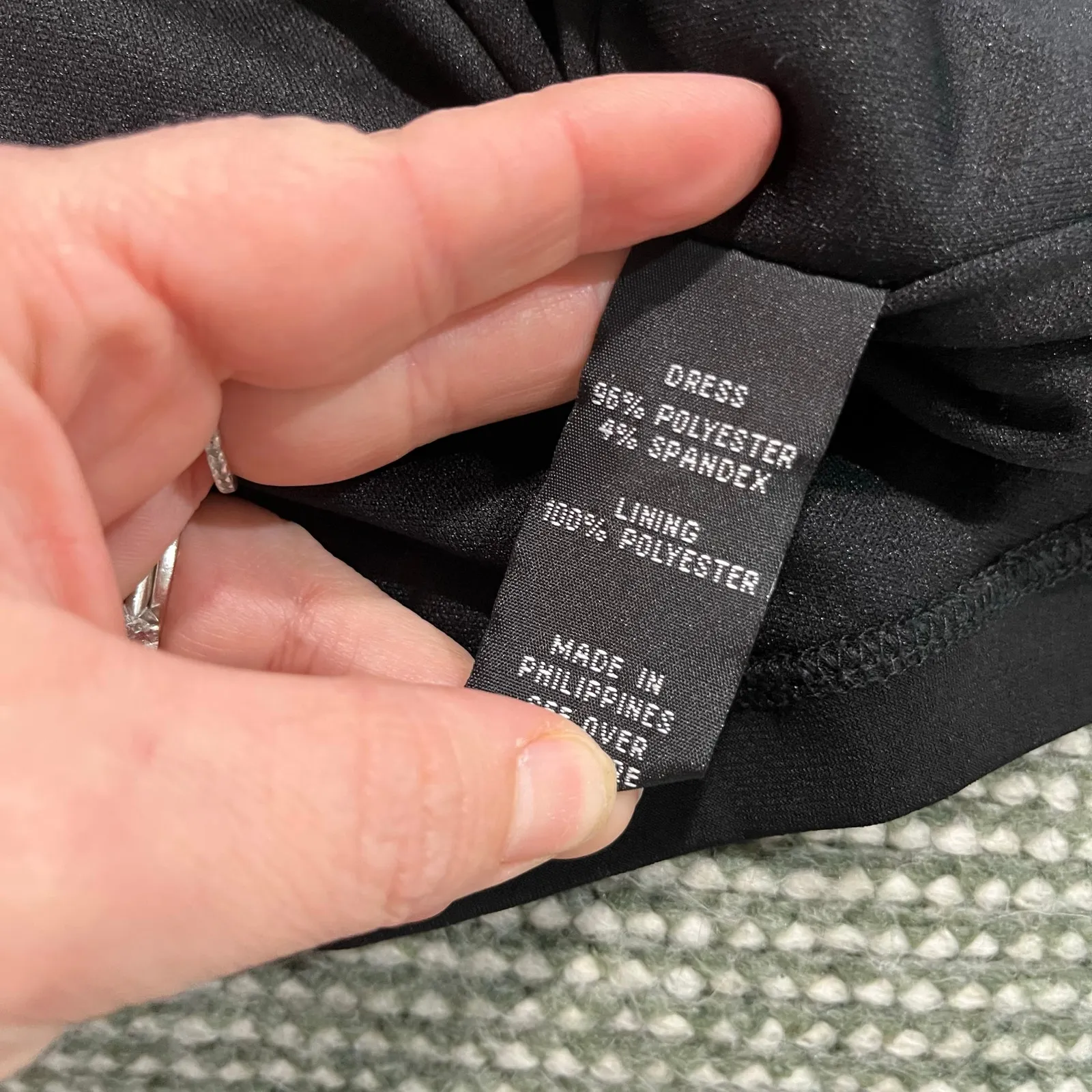 BCX Y2K Black Ruched Bodycon Mini Dress Clubwear 2000s Sz S - Image 4