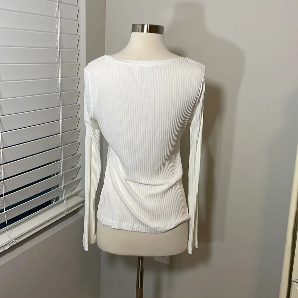 ALC Frank A.L.C Savannah Twist Neck Knit Top - Image 6