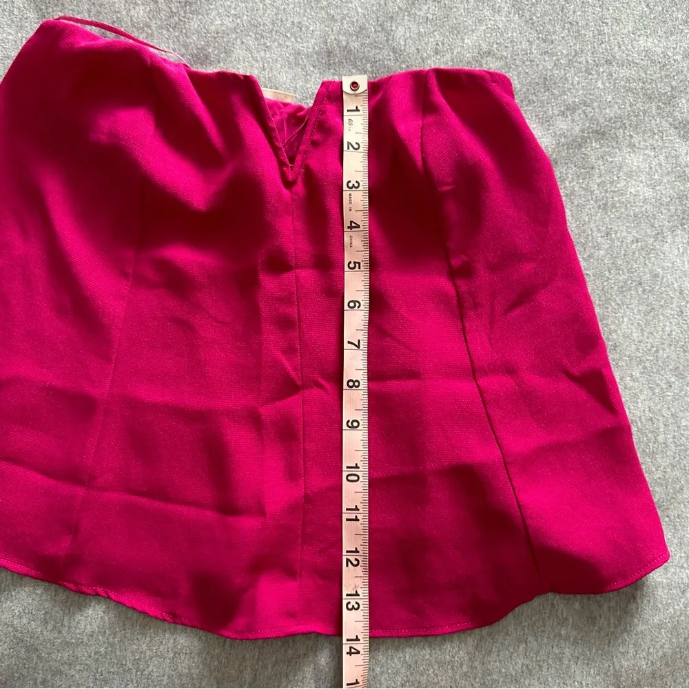 FREE PEOPLE Intimately Toss it On Strapless Tube Top Hot Pink  XS - Image 7