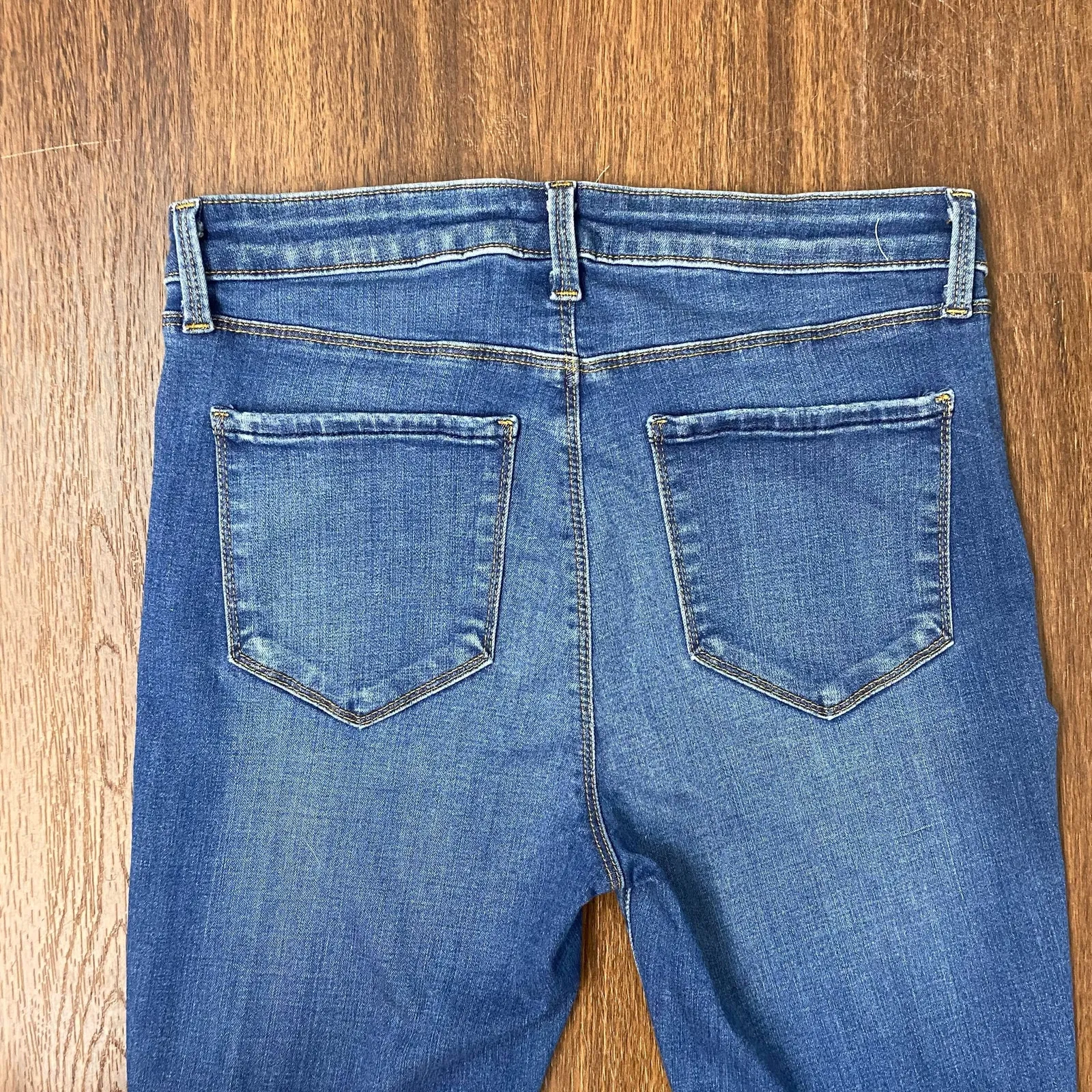 L'agence Distressed Margot High-Rise Light Breeze Cropped Skinny Jeans 28/6 - Image 6