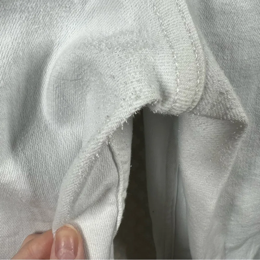 Anthropologie‎ Pilcro White High Rise Wide Leg The Skipper Jeans - Image 5