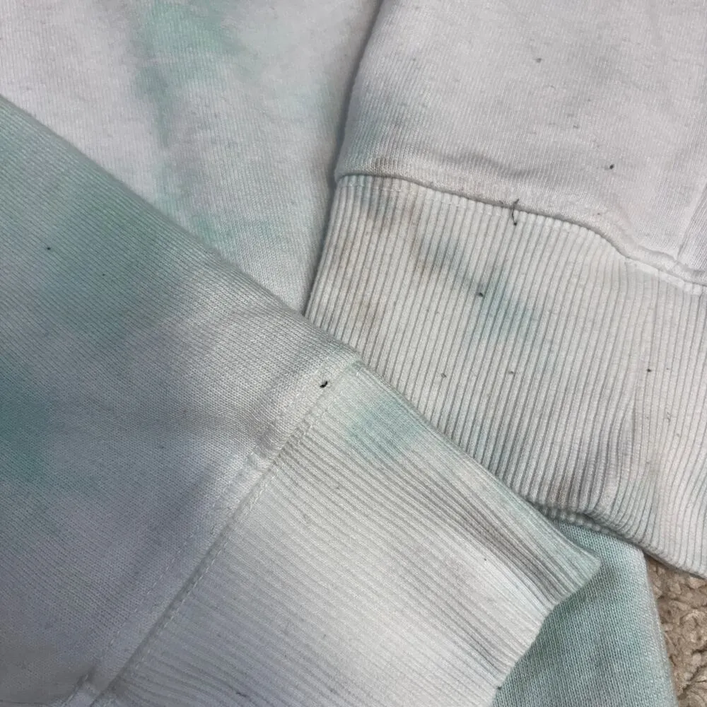 S Apparel Blue White Tie Dye Crewneck Nashville TN Music City Sweatshirt Size L Size L - Image 4