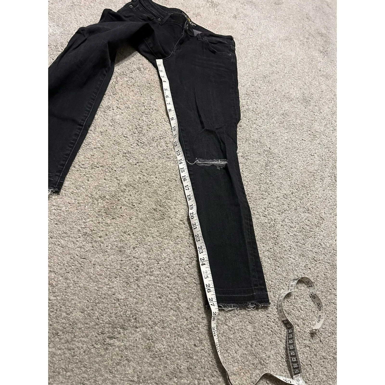 Lucky Brand Jeans Women's 4/27 Lolita Capri Black‎ - Image 6