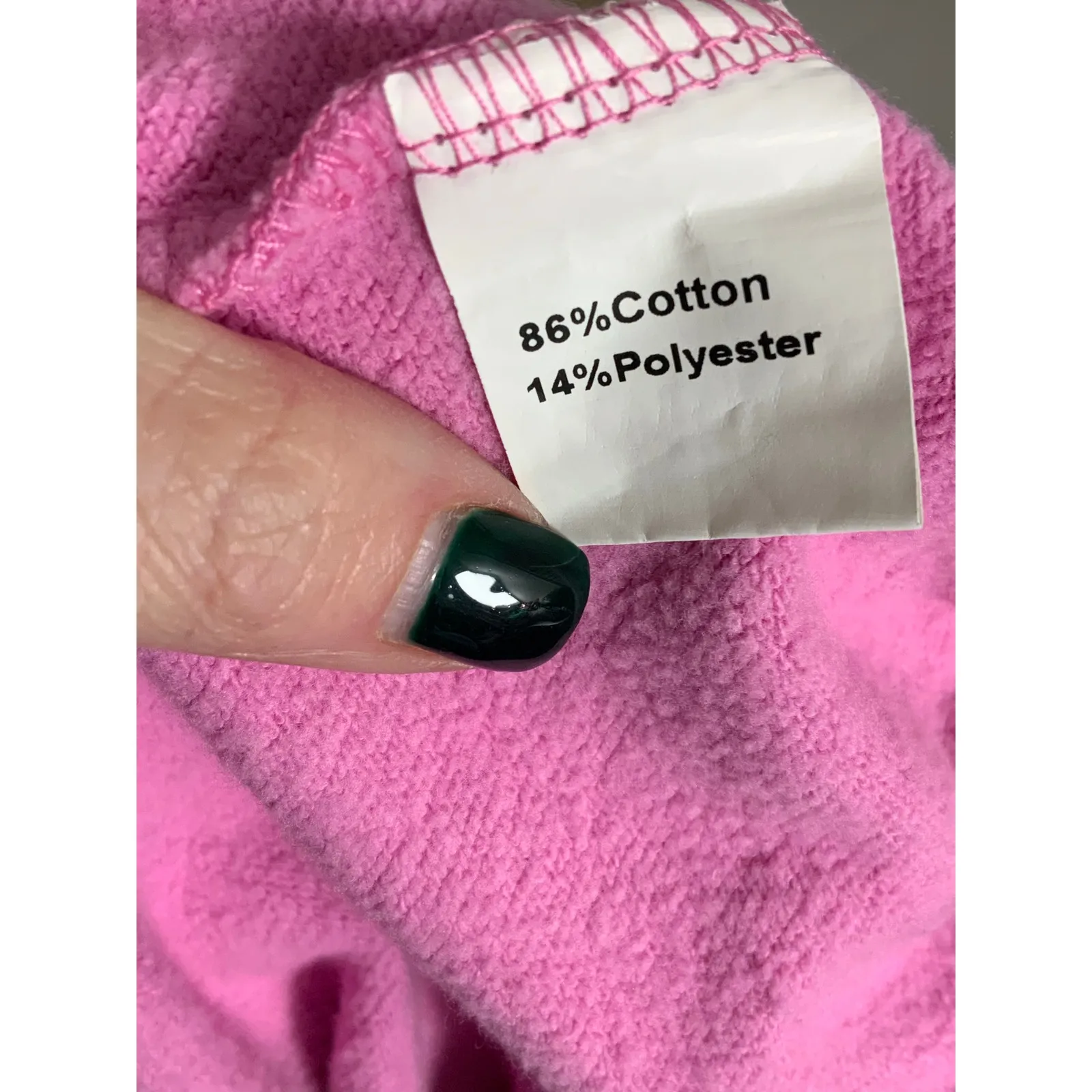 Queen of Sparkles 3D Beaded Smiley Poof Bubble Crop Top pink small - Image 4